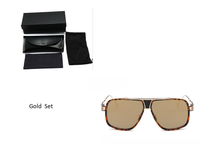 Men's Designer Sunglasses - Grandmaster Square Sunglass