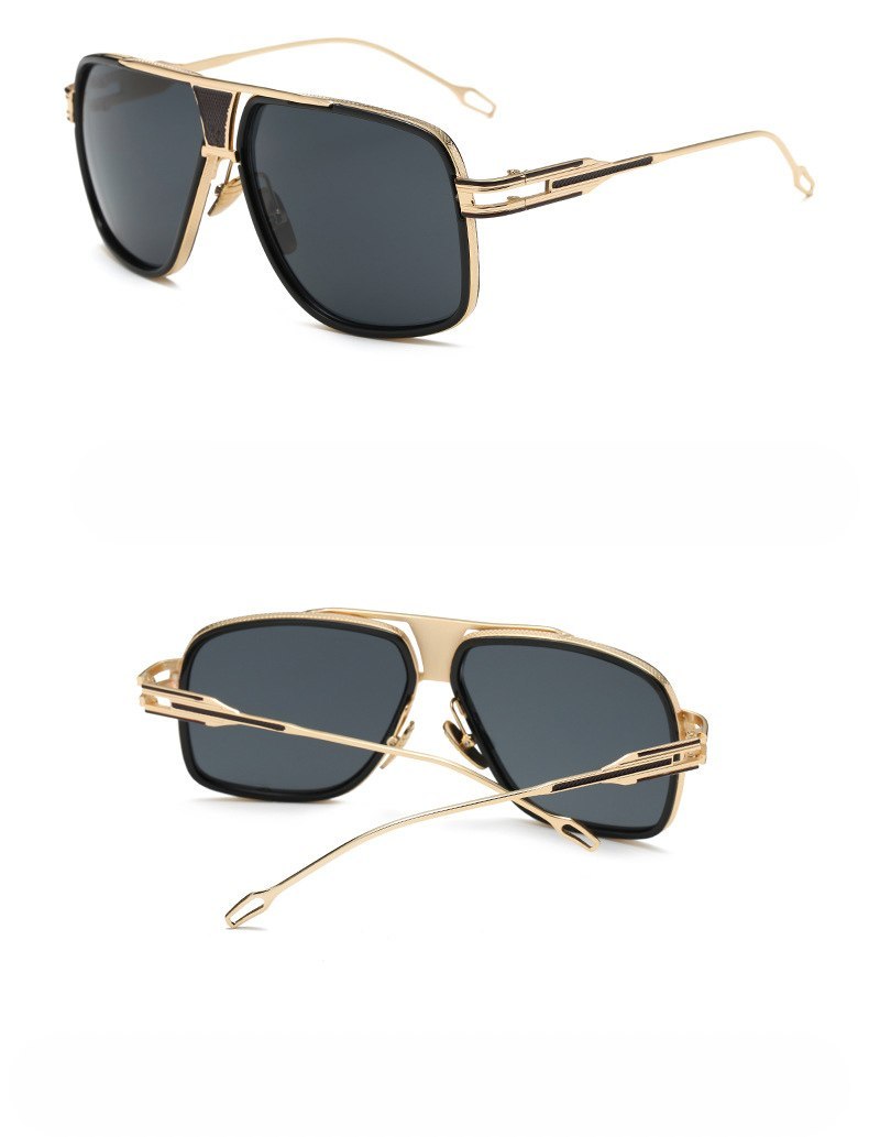 Men's Designer Sunglasses - Grandmaster Square Sunglass
