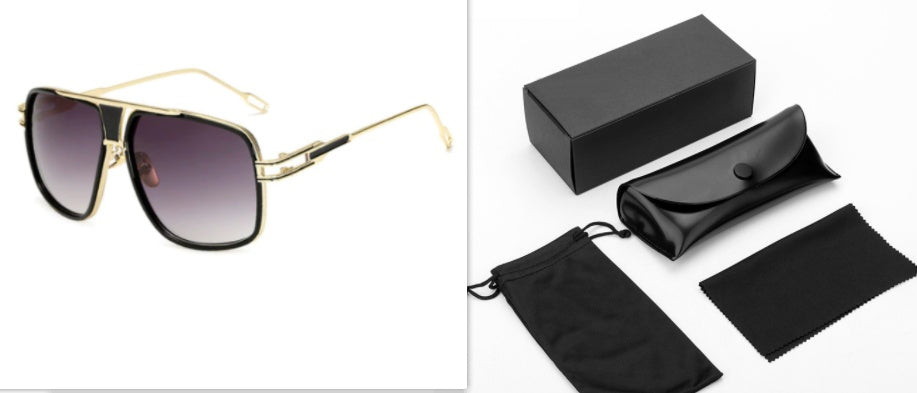 Men's Designer Sunglasses - Grandmaster Square Sunglass