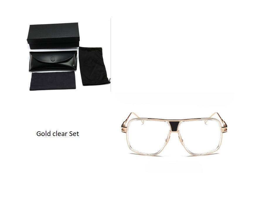 Men's Designer Sunglasses - Grandmaster Square Sunglass