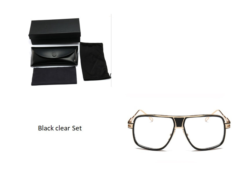 Men's Designer Sunglasses - Grandmaster Square Sunglass
