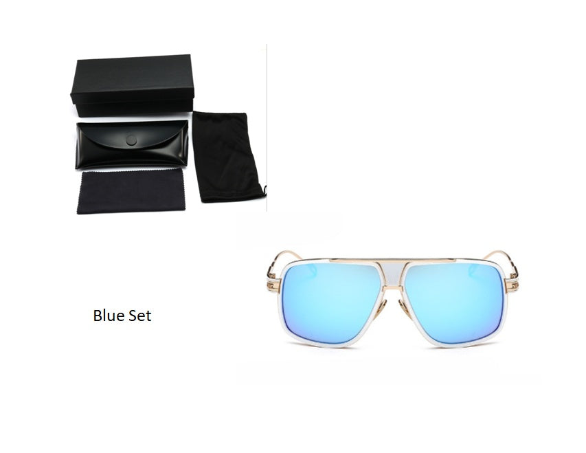 Men's Designer Sunglasses - Grandmaster Square Sunglass