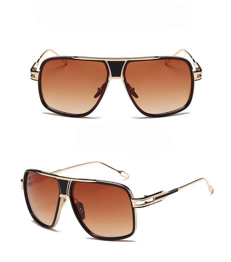 Men's Designer Sunglasses - Grandmaster Square Sunglass