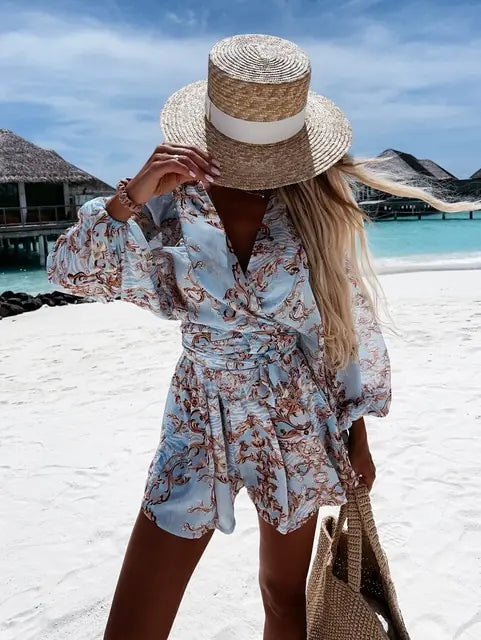 Surfside Essentials Boho Beach Jumpsuit: Summer Elegance