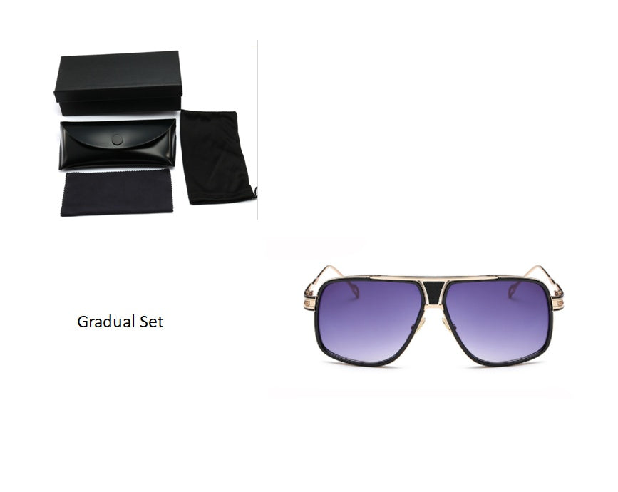 Men's Designer Sunglasses - Grandmaster Square Sunglass