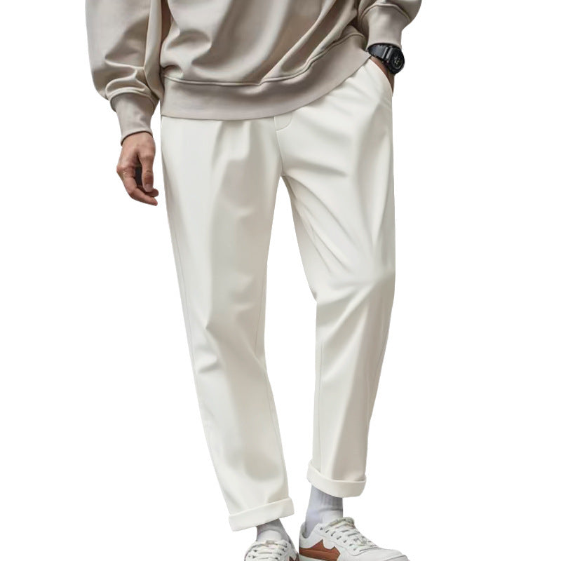 Pur Vida - Loose Comfortable Quick-drying Waist-tied Casual Business Trousers