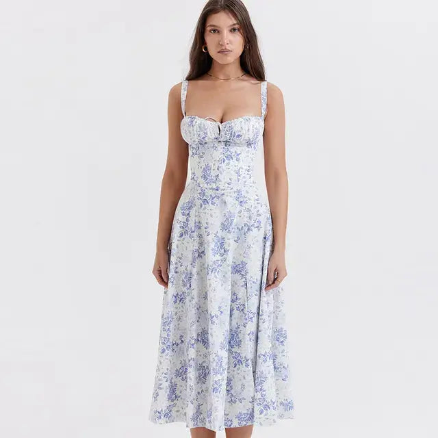 Surfside Essentials Summer Floral A-line Dress