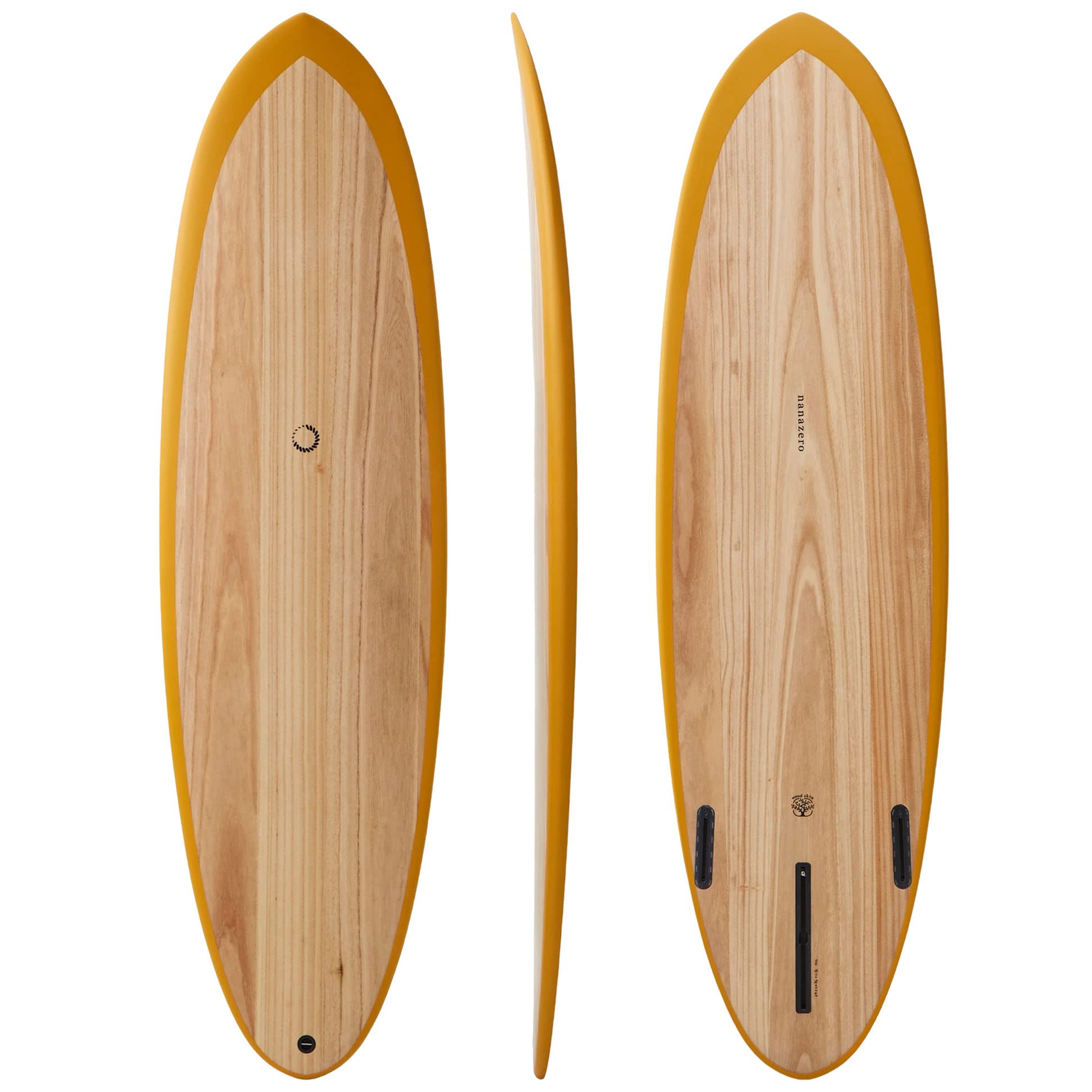 Wood Skin Surfboard Mid Length MID01, Durable and Light-Weight Structure
