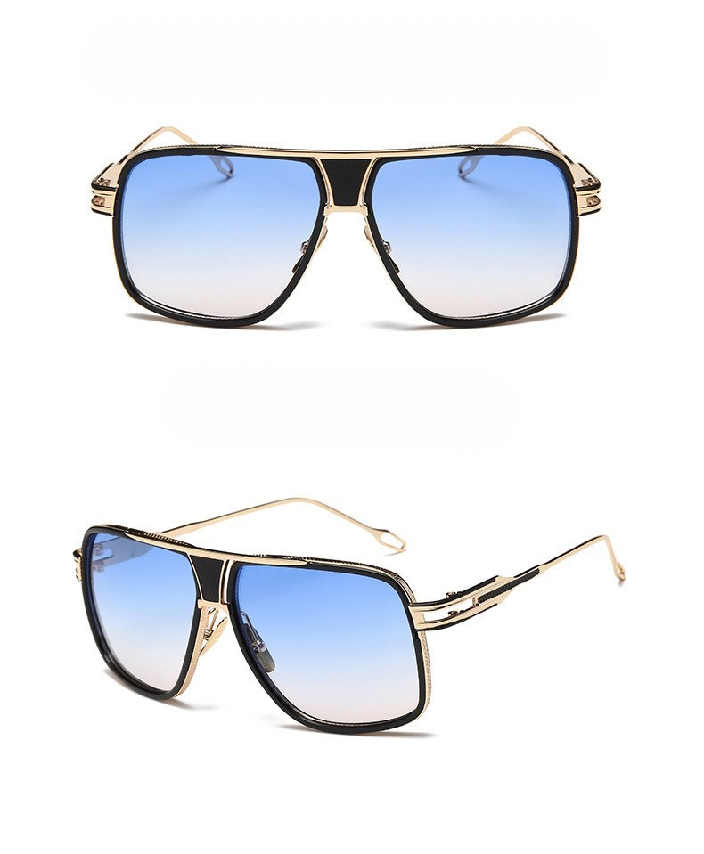 Men's Designer Sunglasses - Grandmaster Square Sunglass