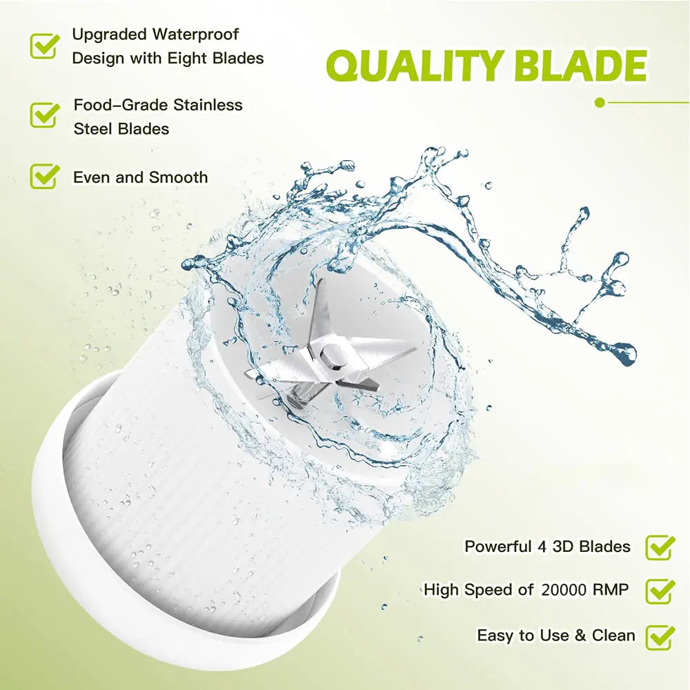 Surfside Essentials Portable USB Rechargeable Electric Blender/Juicer