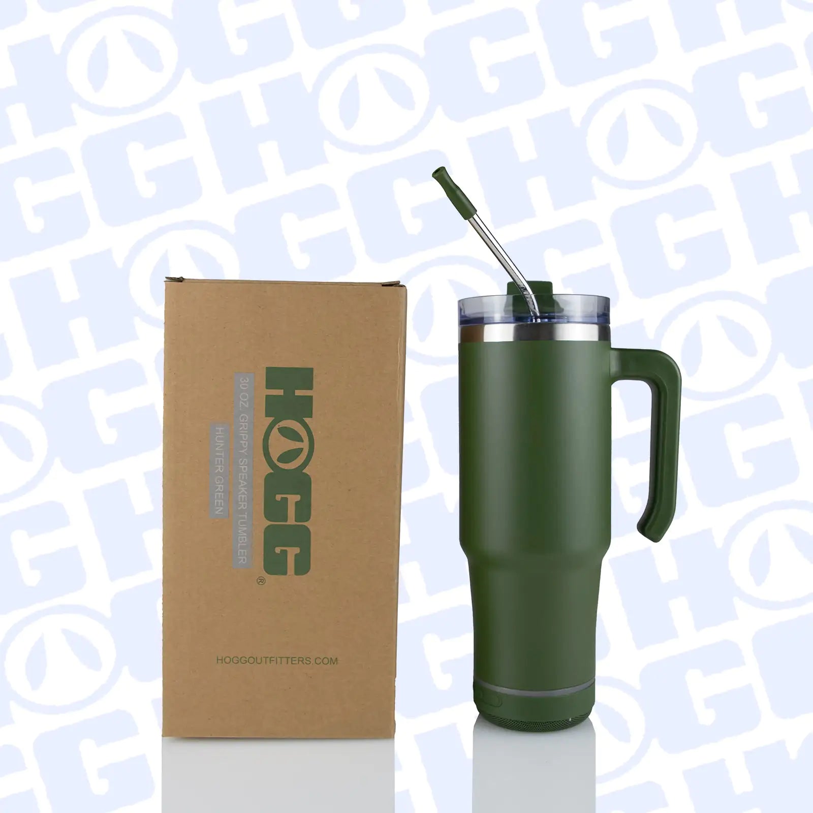 30oz GRIPPY BLUE TOOTH SPEAKER TUMBLER