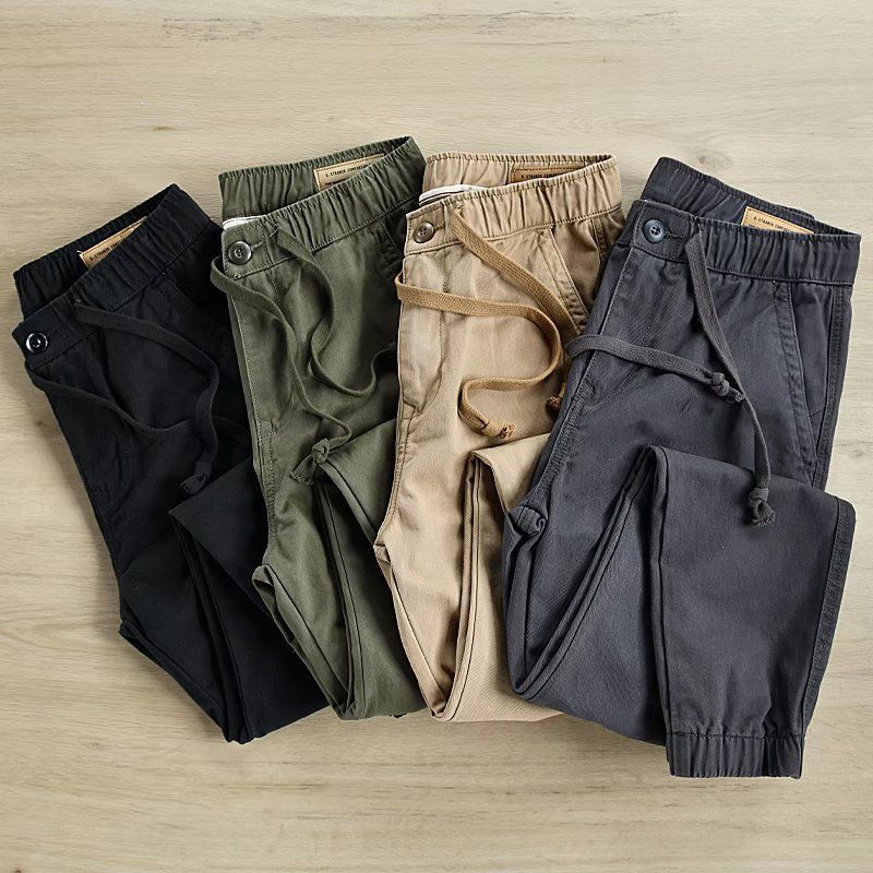 Worn-in Casual Men's Cargo Pants