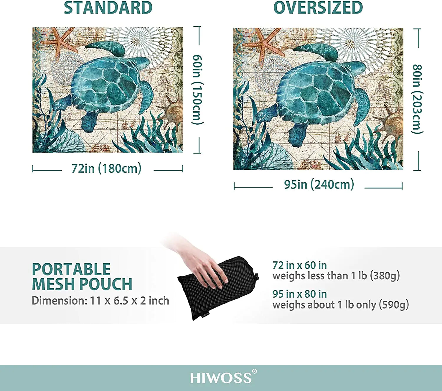 Surfside Essentials Oversized Beach Blanket