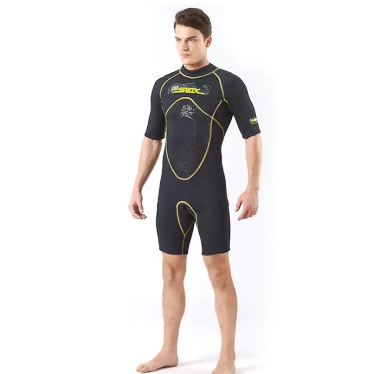 High-Quality Fabric Back Zipper Surfing Suit