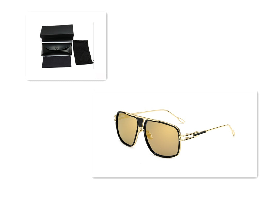 Men's Designer Sunglasses - Grandmaster Square Sunglass