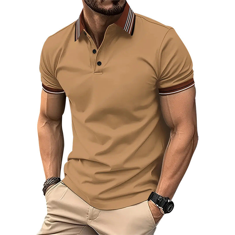 Summer Short-sleeved Polo Shirt For Men Business