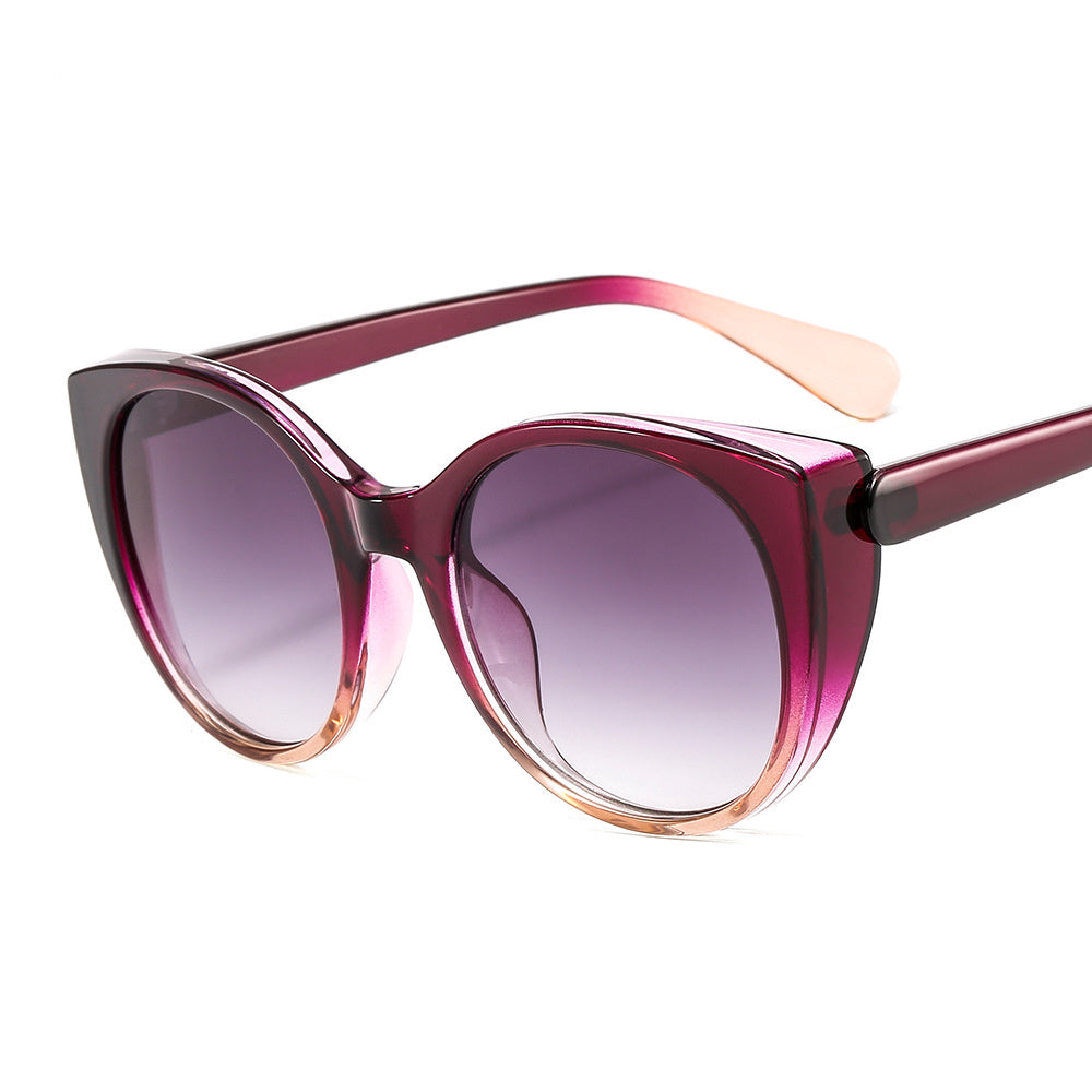 Contrasting color sunglasses Unisex