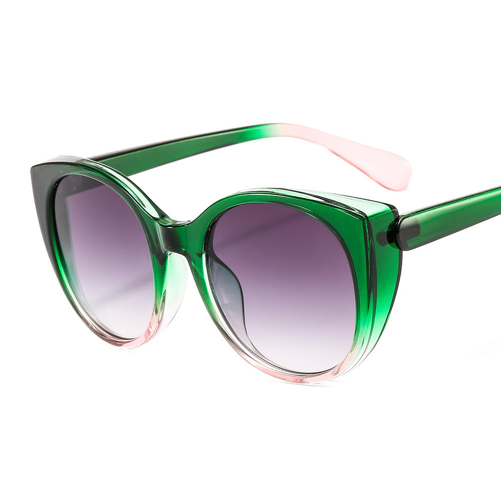 Contrasting color sunglasses Unisex
