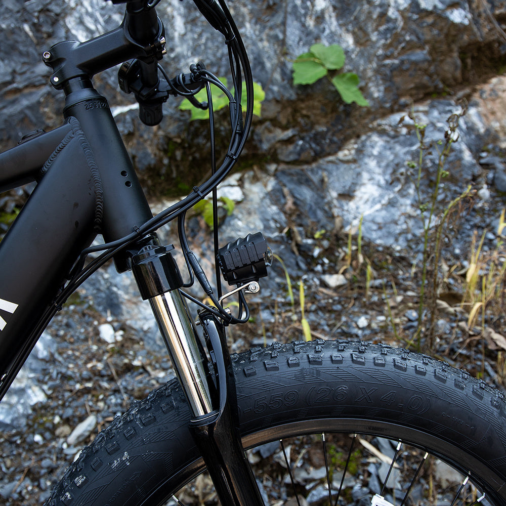Fat Tire Electric Mountain Bike For Adults, 26 X 4.0 Inches , 1000W Motor 48V 15Ah E-bike For Trail Riding, Excursion And Commute, UL And GCC Certified
