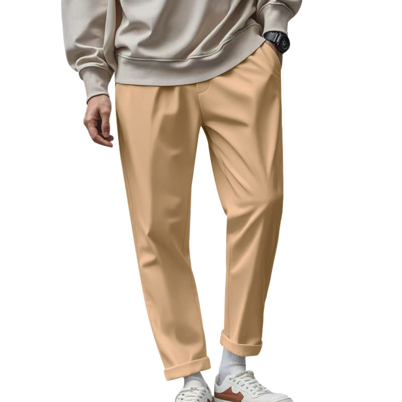 Pur Vida - Loose Comfortable Quick-drying Waist-tied Casual Business Trousers