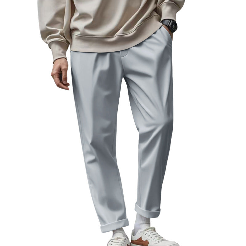 Pur Vida - Loose Comfortable Quick-drying Waist-tied Casual Business Trousers