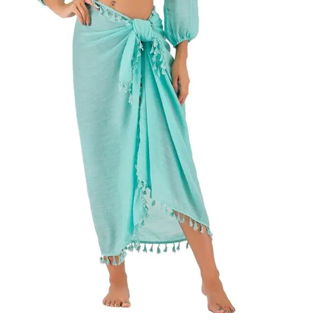 Surfside Essentials Women's Long Beach Cover Up Sarong