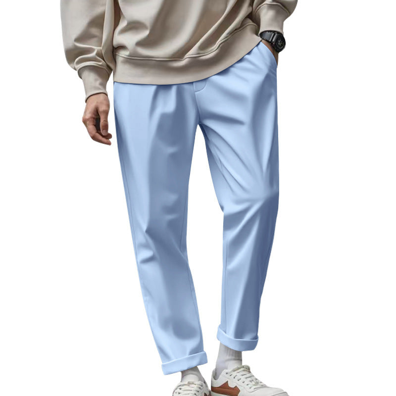 Pur Vida - Loose Comfortable Quick-drying Waist-tied Casual Business Trousers