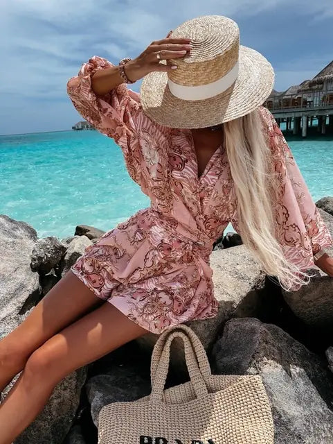 Surfside Essentials Boho Beach Jumpsuit: Summer Elegance