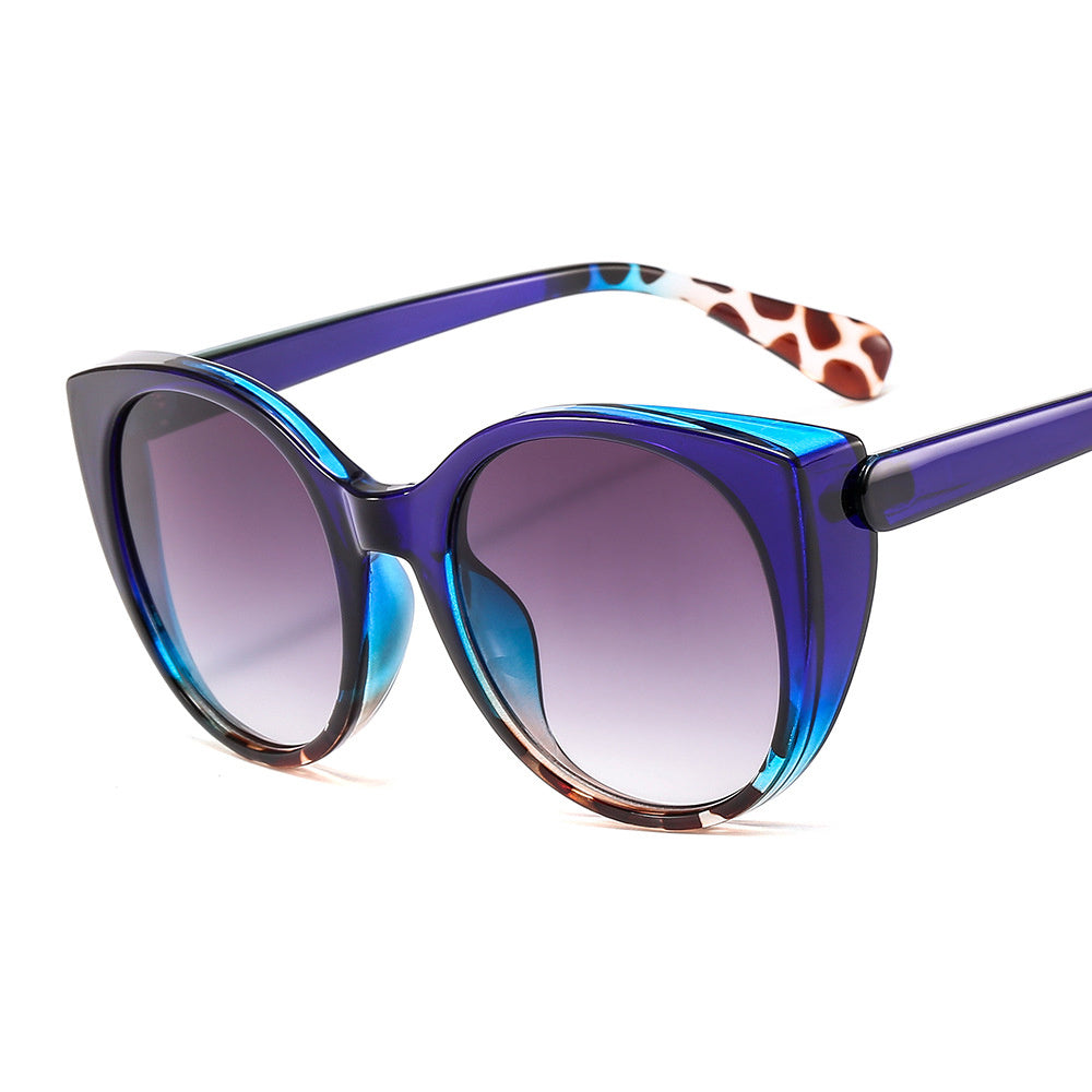 Contrasting color sunglasses Unisex