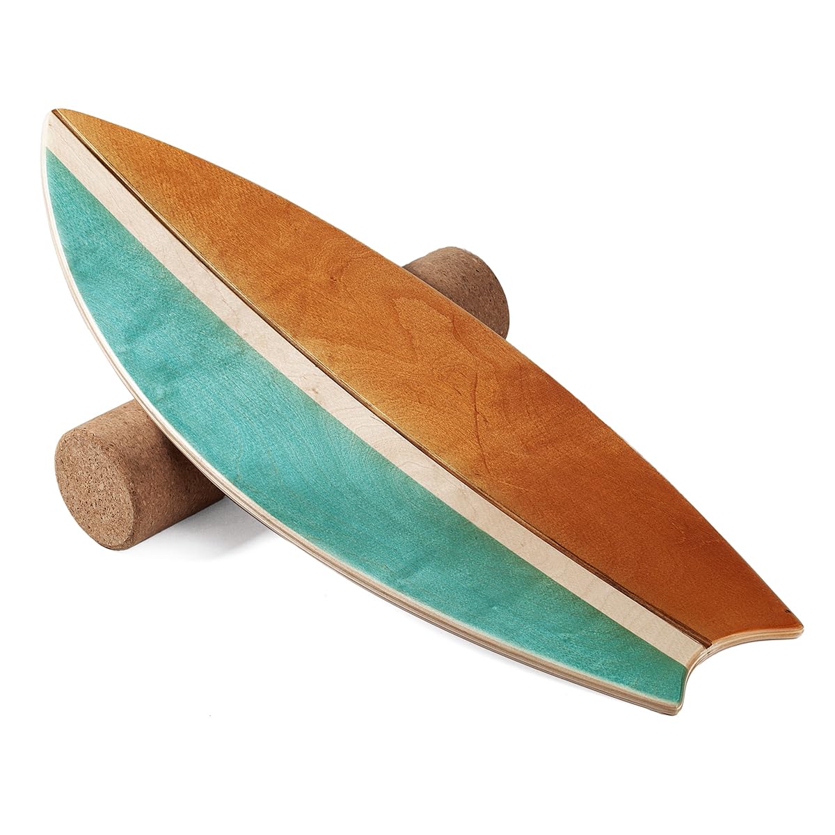 Balance Board Indoor Surfboard Surf Style Home Fitness with Wheel for Exercise, Athletic Training and Board Sports - Fun Workout Equipment For Balance, Stability and Improving Core Strength