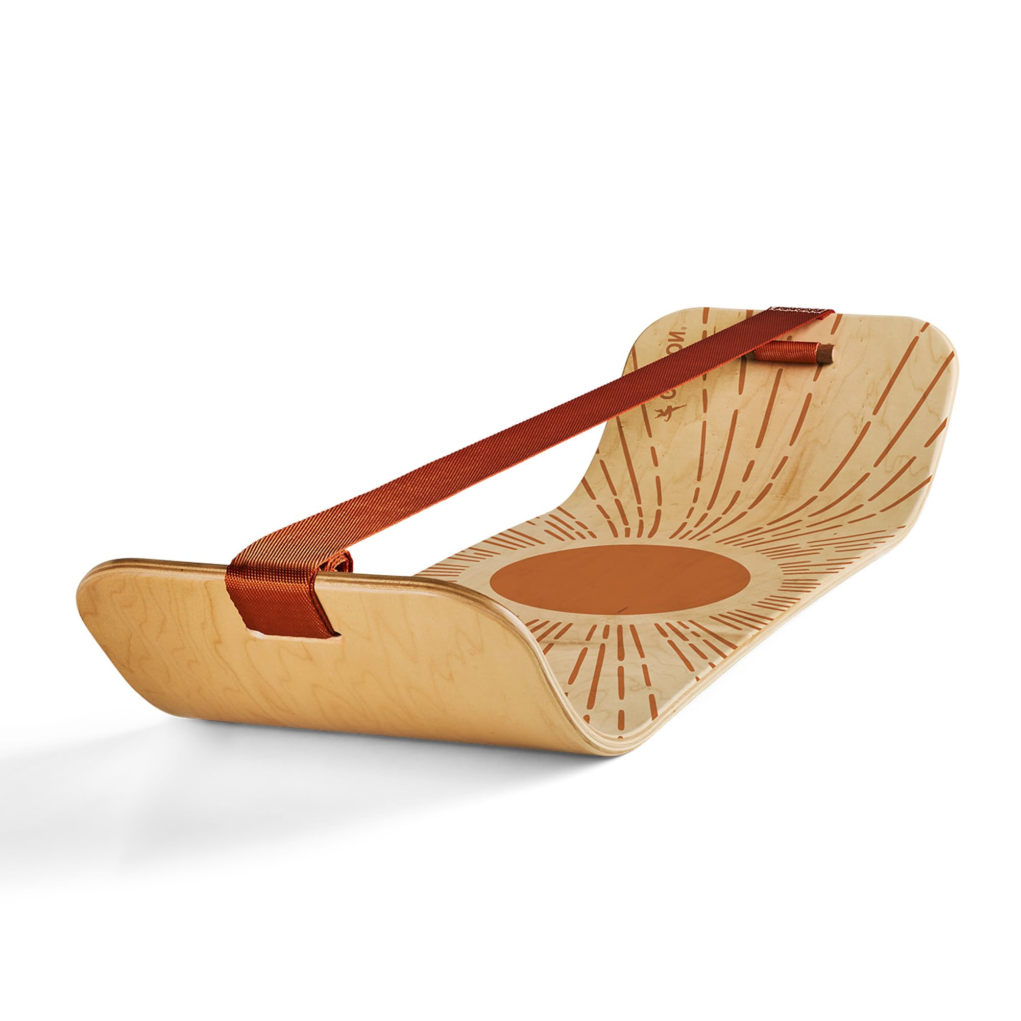 GIBBON SlackBoard - GiBoard Balance Board Kids & Adults - Slackline Balance Trainer - Slack Board Core Workout Equipment Home Gym Training - Standing Desk Exercise - Yoga, Agility, Pilates & More