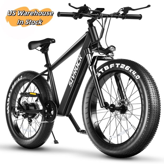 Fat Tire Electric Mountain Bike For Adults, 26 X 4.0 Inches , 1000W Motor 48V 15Ah E-bike For Trail Riding, Excursion And Commute, UL And GCC Certified