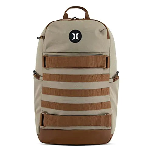 Hurley Mens Skateboard Backpack Khaki One Size