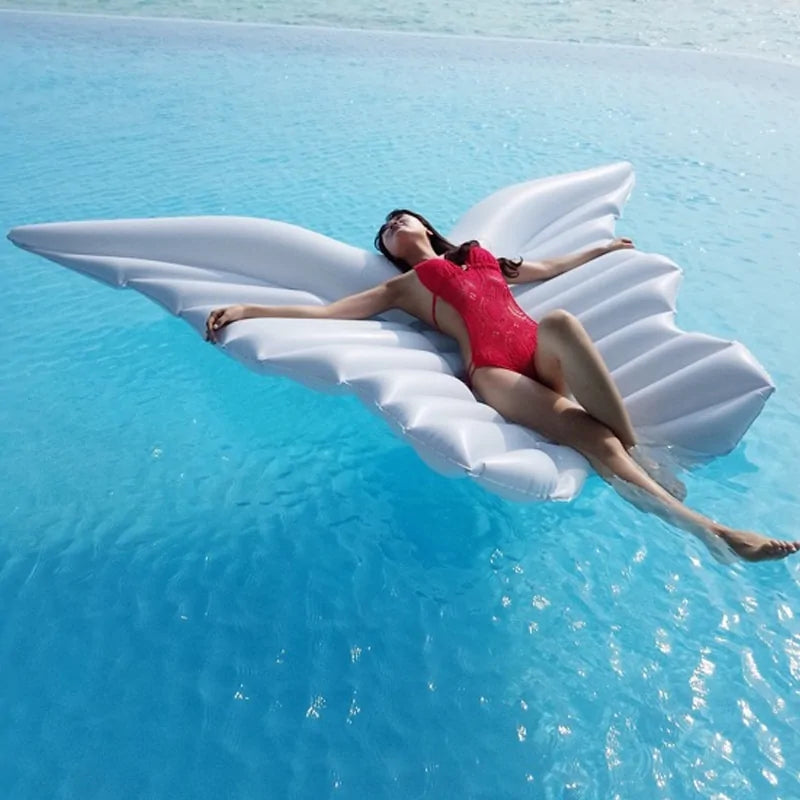 Surfside Essentials Giant Butterfly Wings Inflatable Pool Floating Air Mattress