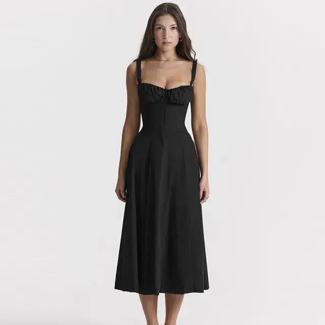 Surfside Essentials Summer Floral  A-line Dress