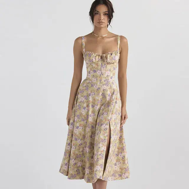 Surfside Essentials Summer Floral  A-line Dress