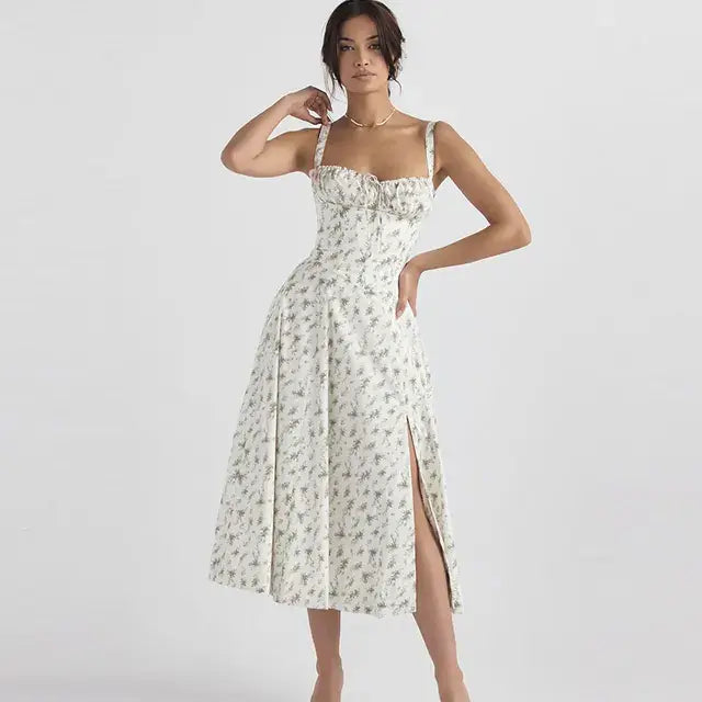 Surfside Essentials Summer Floral  A-line Dress