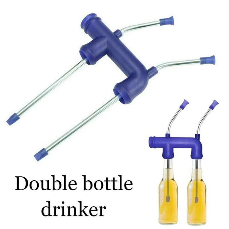 Double Beer Snorkel Beer Dispenser