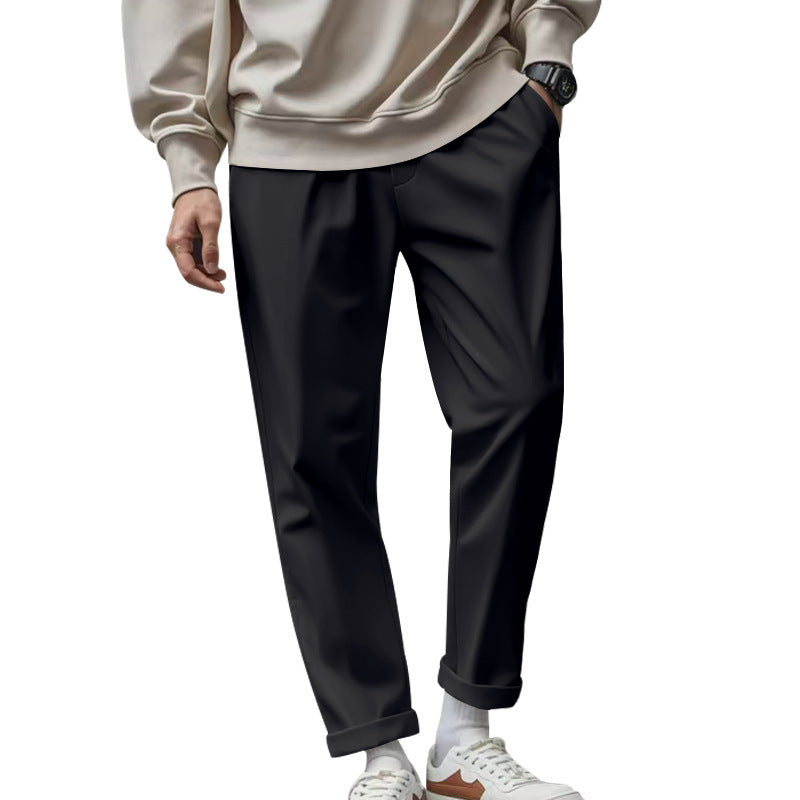 Pur Vida - Loose Comfortable Quick-drying Waist-tied Casual Business Trousers