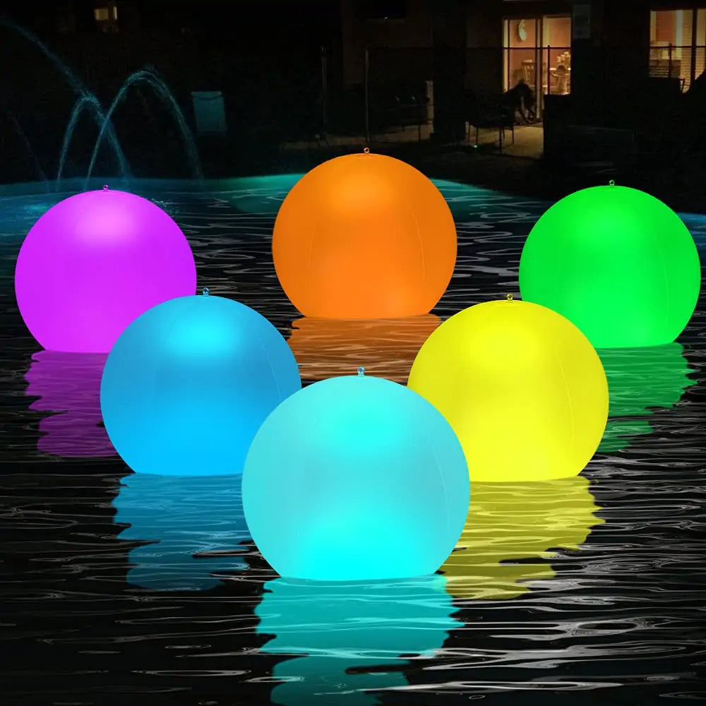 Multi Color Solar Pool Balls