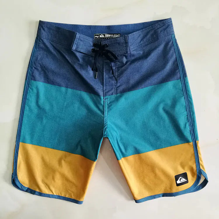 Quick-drying Loose Stretch Blue Surfing Shorts