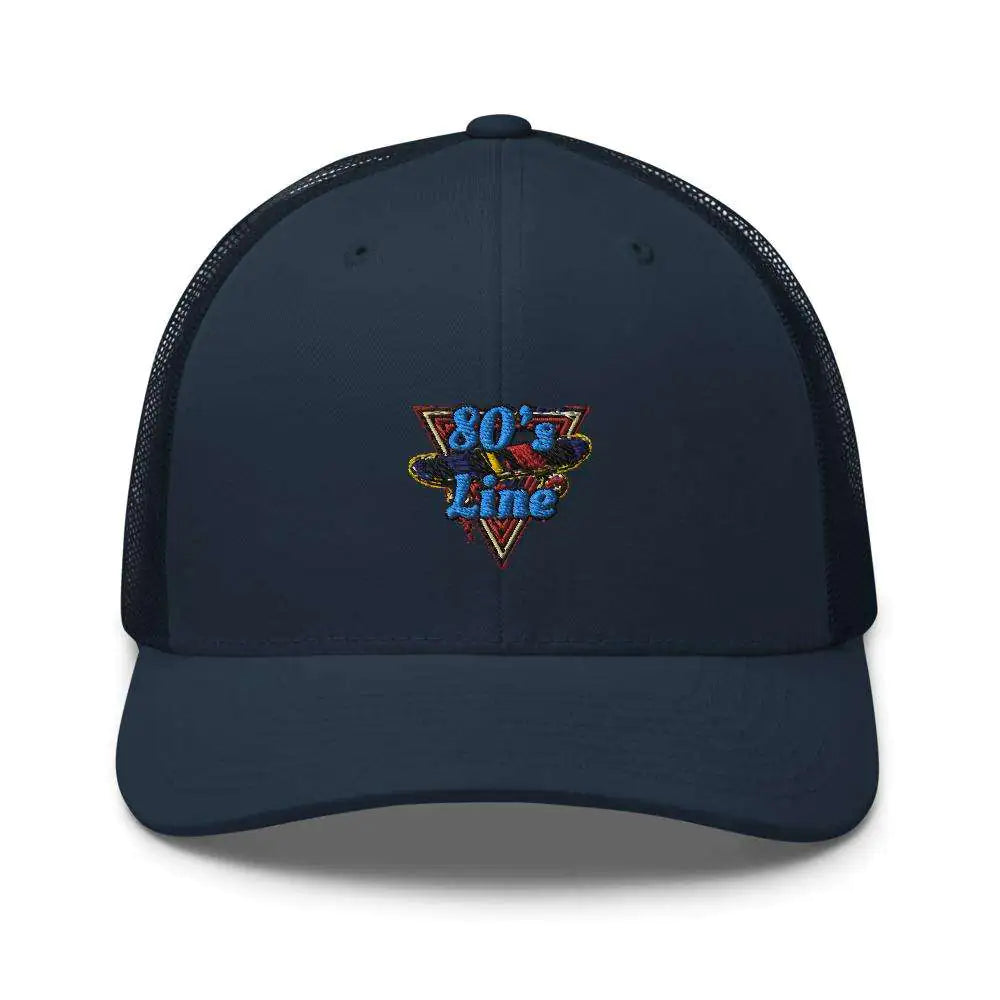Tropical Seas 80's Line Trucker Hat