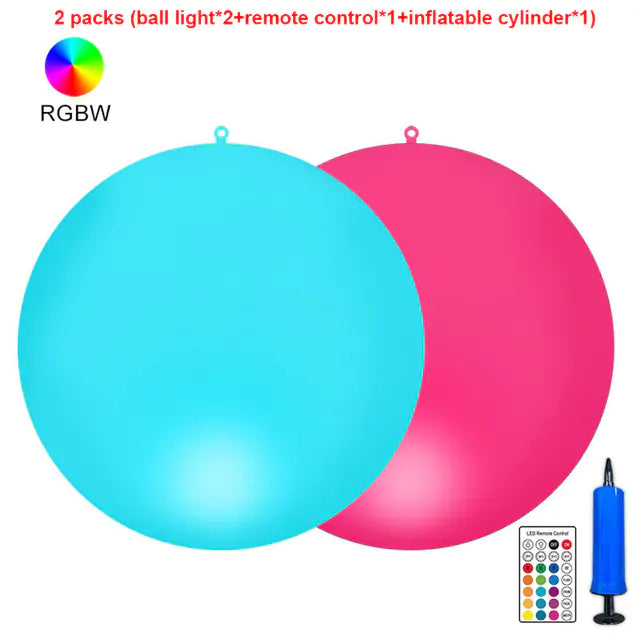 Multi Color Solar Pool Balls